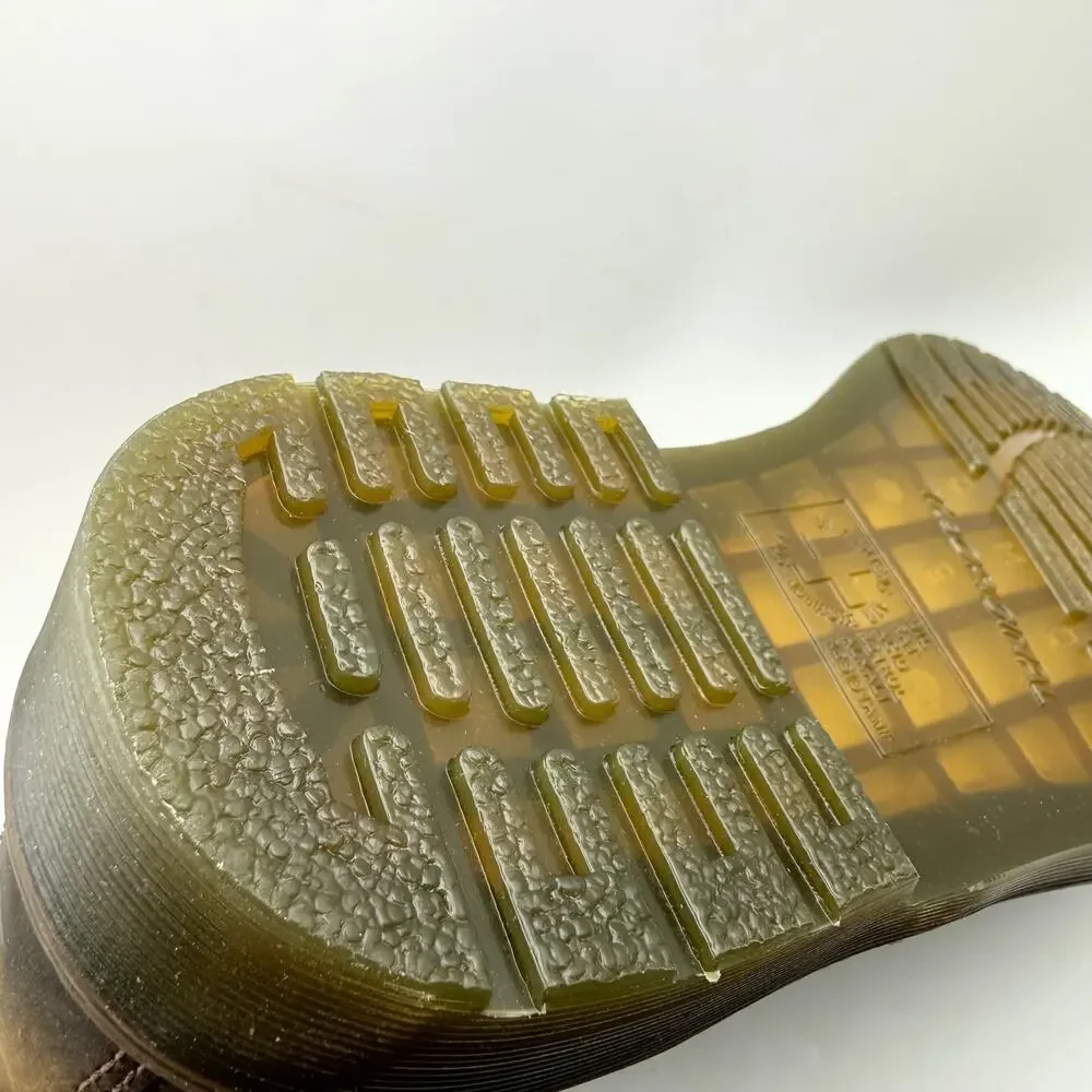 Dr. Martens Mens 1460 8 Eye Boots EU 43 US 10 Brown Leather Lace Up EUC